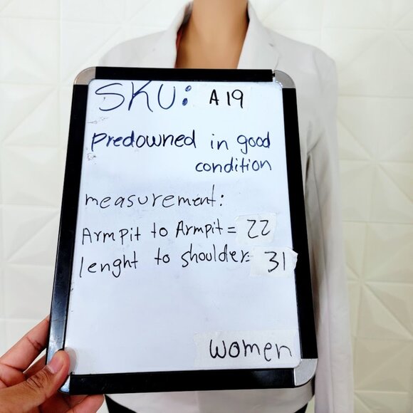 Lululemon Women's Ivory Slim Fit Wrinkle Free Stretch New Venture Blazer Size M - Picture 8 of 8